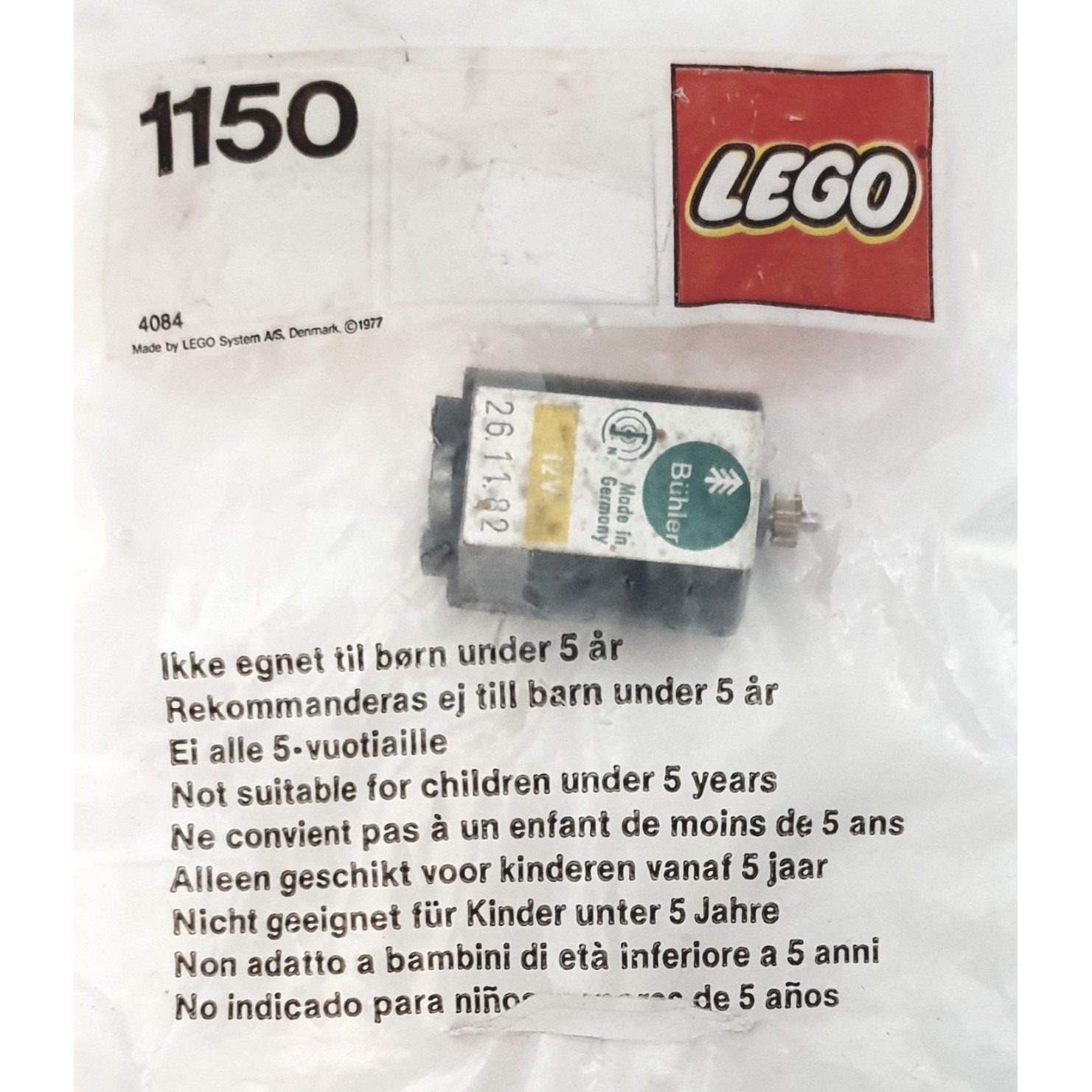 LEGO Service Packs 1150 - Replacement Motor 12V
