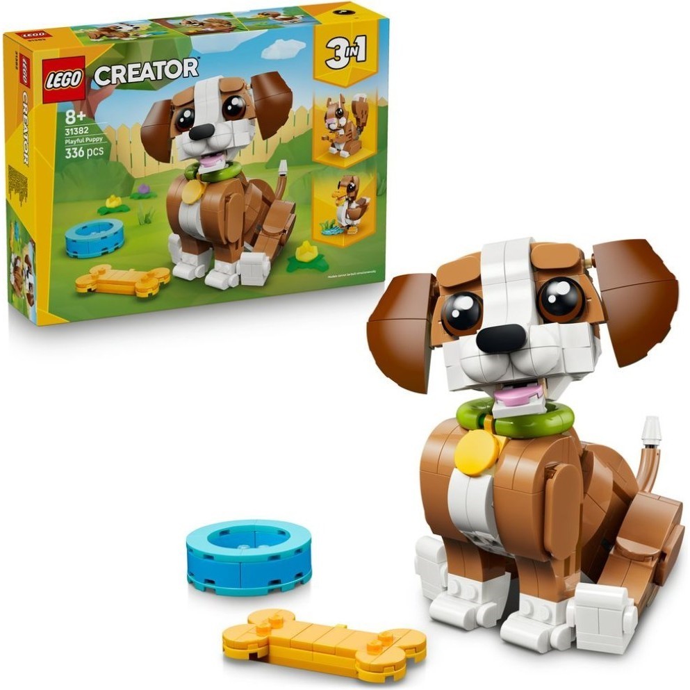 LEGO Creator 31382 - Les adorables animaux: le chiot joueur