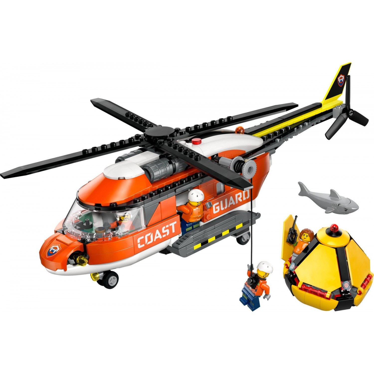 LEGO City 60503 - L'hélicoptère des garde-côtes